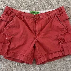 Old Navy Womens Burnt Orange Cargo Shorts 8